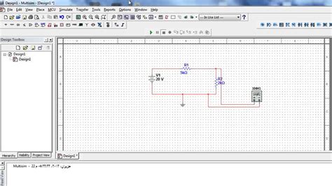 How To Use Voltmeter And Ammeter In Multisim Youtube