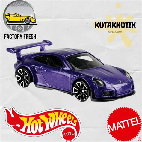 Ungu Hot Wheels Porsche Gt Rs Purple Factory Fresh Shopee Philippines