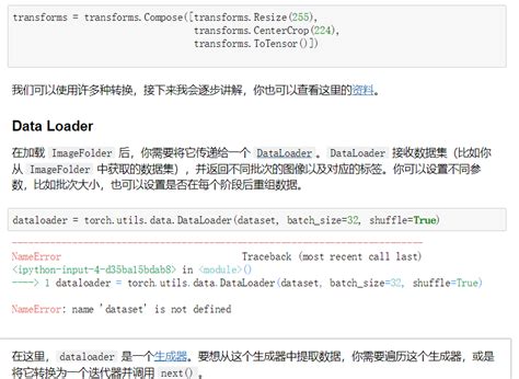 神经网络 通过pytorch进行深度学习 9 使用torchvision加载数据集 Workspace内容问题 · Issue