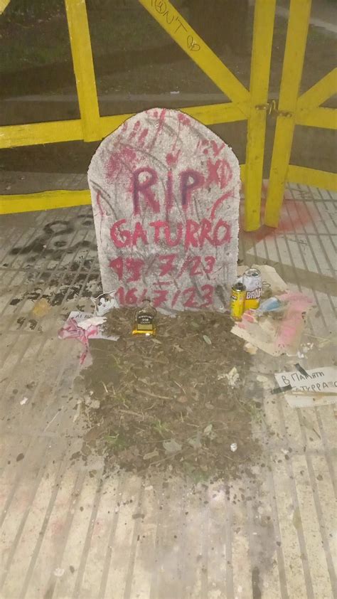 Vandalizaron La Nueva Estatua De Gaturro La Retiraron Y Colocaron Una