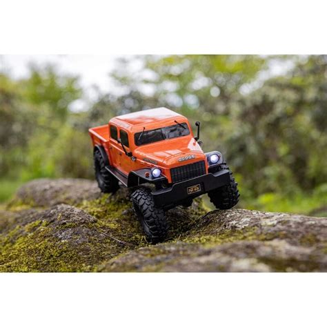 Axial Scx Dodge Power Wagon Wd Rock Crawler Brushed Rtr Orange