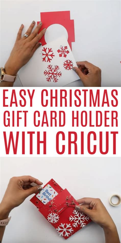 Easy Christmas Gift Card Holder With Cricut Makers Gonna Learn