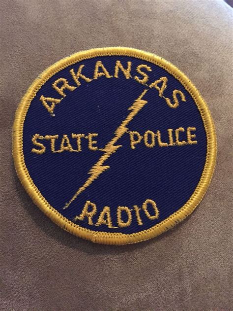 Pin By Kyle Naish On Arkansas State Police State Police Police Patches Police Badge