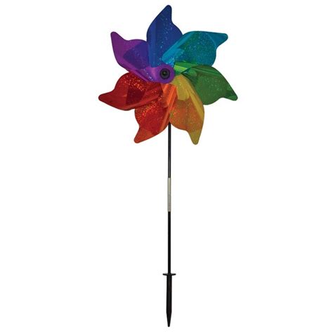 Rainbow Sparkle 18 Pinwheel Spinner In The Breeze Wholesale Garden