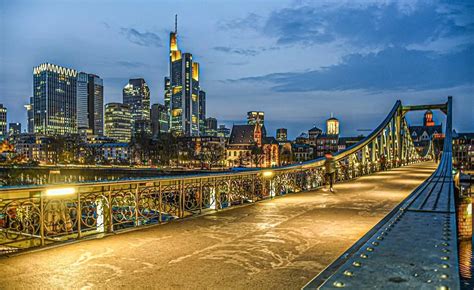 Frankfurt on the Main Iron Bridge - Places of Germany