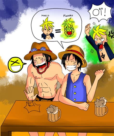 Marco Looks Like A Pine Apple By Megalow Anime One Piece One Piece