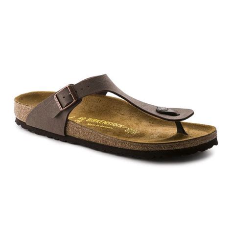 Gizeh Birko Flor Sandals Mocca Sandali Uomo Donna Marroni Calzata Normale