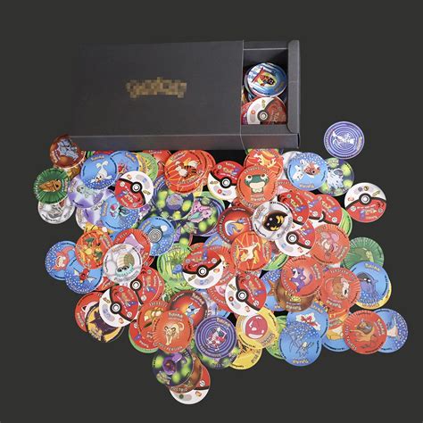 Lote De Tazos De Pok Mon G Piezas En Caja Nueva Colecci N Completa