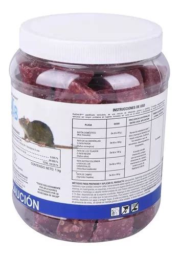 Cebo Envenenado Raton Rata 1 Kg Cubos Rodenticida Raticida En Venta En