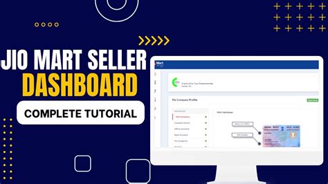 Jio Mart Seller Dashboard Tutorial In Hindi By Eskill World Youtube