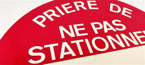 Fransk Parkeringsskilt Priere De Ne Pas Stationner Sortie De Voitures