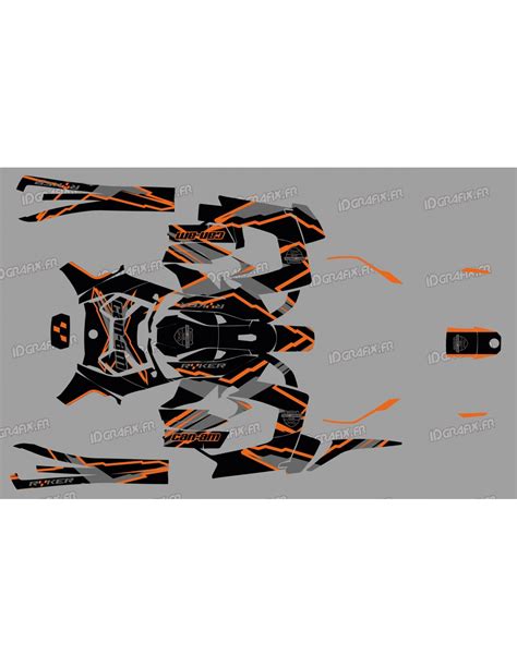 Kit Dekor Factory Edition Orange Idgrafix Can Am Ryker