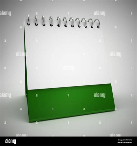 blank green calender Stock Photo - Alamy