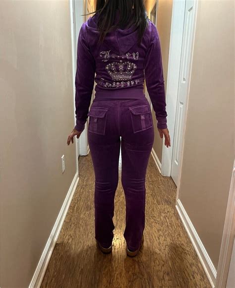 Juicy Couture Velour Tracksuit Purple Del Ray Etsy Canada