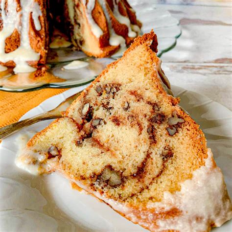 Cinnamon Swirl Toasted Pecan Bundt Cake Not Entirely Average