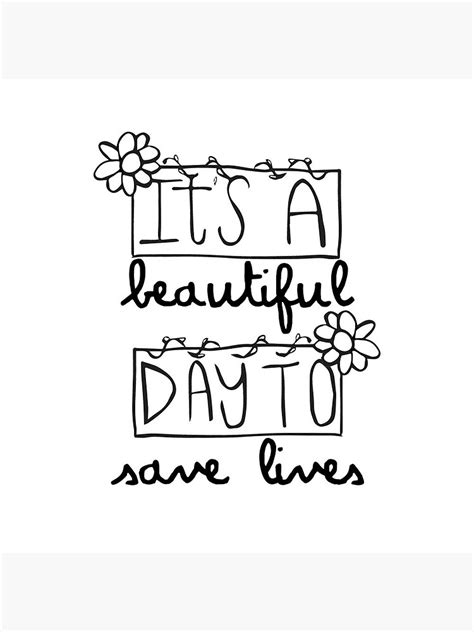 Greys Anatomy Its A Beautiful Day To Save Lives Sticker For Sale By