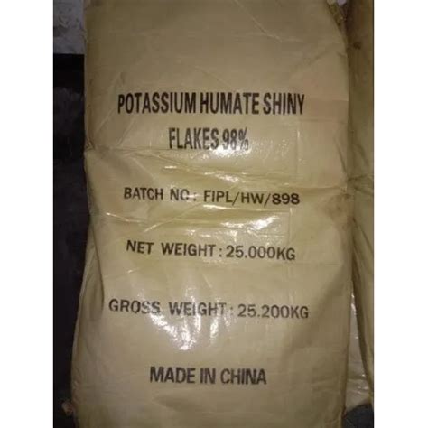 Potassium Humate Shiny Flakes 98 Application Agriculture At Best