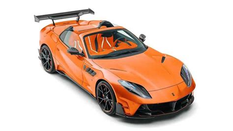 Mansory Ferrari 812 GTS Stallone Gets A Very Orange Makeover