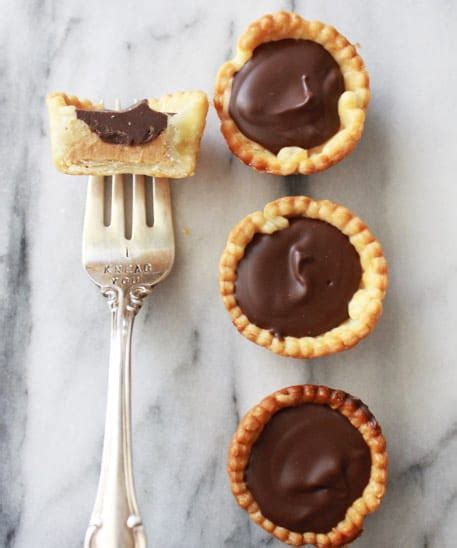 Mini Chocolate Nut Butter Pies Recipe by Robin Runner