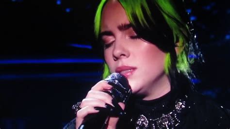 Oscars 2020 A Lonely Music In Memoriam Billie Eilish Performance Youtube