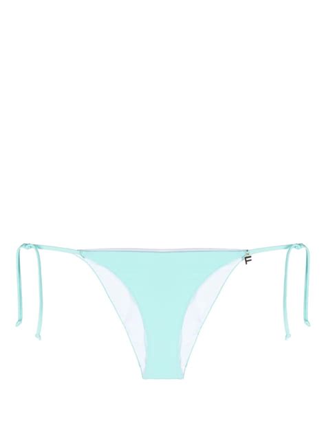 Fisico Logo Patch Tie Bikini Bottoms Editorialist