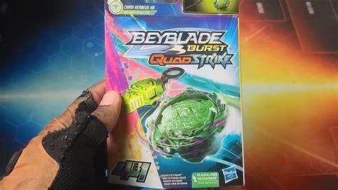 New Beyblade Burst Quadstrike Chain Kerbeus Unboxing Youtube