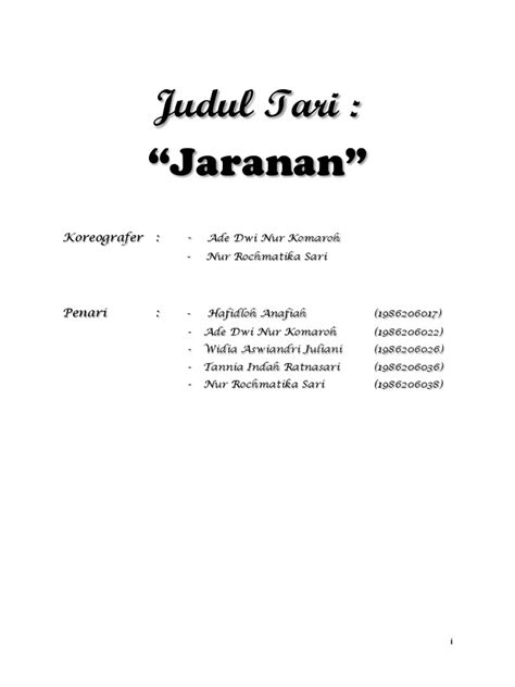 Makalah Seni Tari | PDF