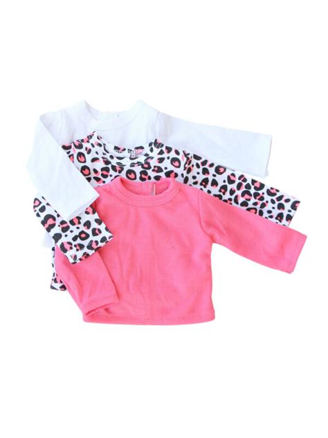 doll  pack long sleeve  shirts  doll boutique