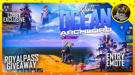 New X Suit In Pubg Mobile Ocean Archlord X Suit Royal Pass Giveaway