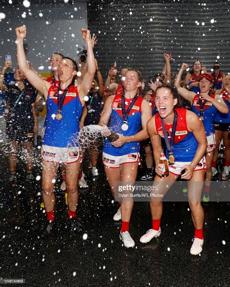 The Demons Celebrate During The 2022 Aflw Season 7 Grand Final Match News Photo Getty Images