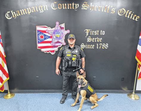 K9 Rex Receives Donation Of Body Armor Urbana Daily Citizen