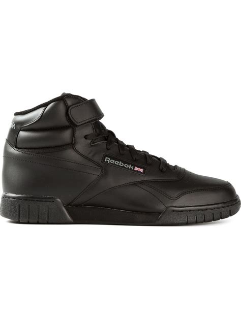 Reebok 'Ex-O-Fit' Hi-Top Sneakers in Black for Men | Lyst