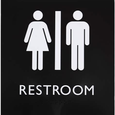 Lorell Restroom Sign - LLR02654 - Shoplet.com