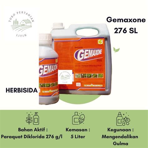 Jual Gemaxone Sl Liter Herbisida Pengendali Gulma Tanaman