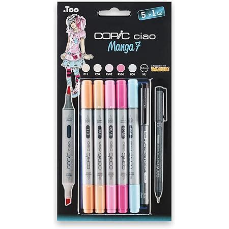 Copic Ciao Lot De Marqueurs De Dessin Set Multicolore Amazon Fr