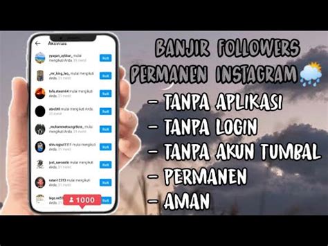 Berbayar Cara Menambah Ribuan Followers Instagram Real Youtube