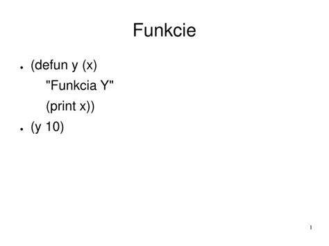 PPT - Funkcie PowerPoint Presentation, free download - ID:5555224