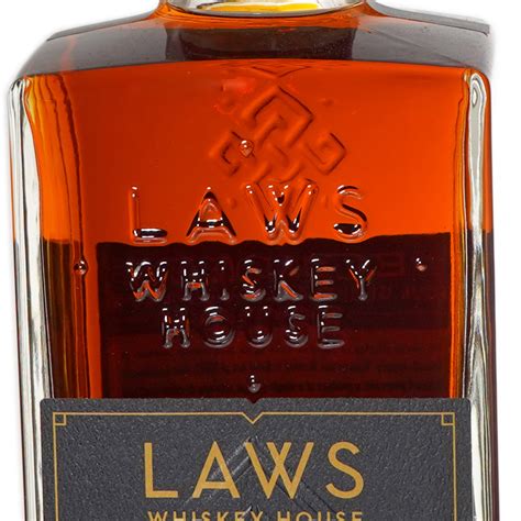 Laws Whiskey House 8 Year Old Four Grain Straight Bourbon Bottled In