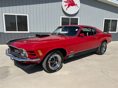 Red 70 Mustang Mach 1