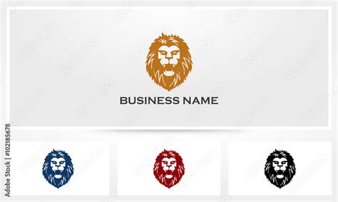 Lion Roar Logo Stock Vector | Adobe Stock