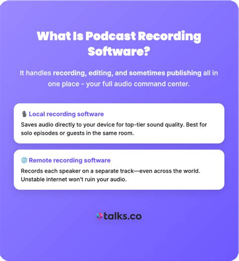 podcast recording software ranked  types   picks