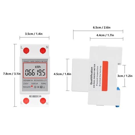 ETO Compteur d énergie Digital Electric Meter DDS6619 005 Energy