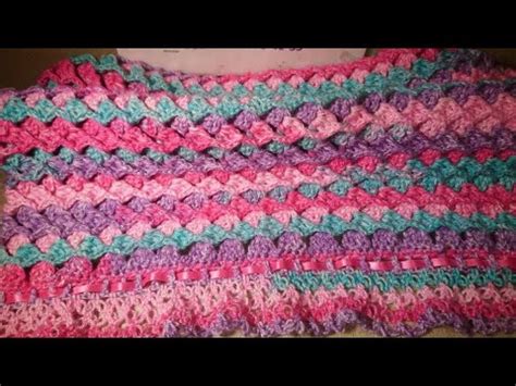 COBIJA PARA BEBÉ TEJIDA A CROCHET MUY FÁCIL Y RÁPIDO YouTube