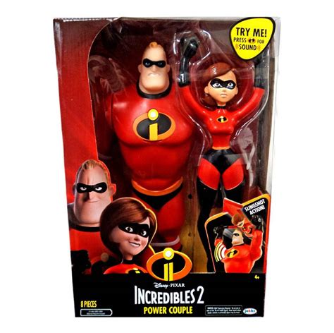 Incredibles 2 Power Couple Mr Incredible And Elastigirl 12 Action