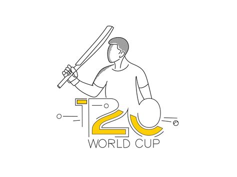 T20 World Cup Cricket Championship Poster Template Brochure