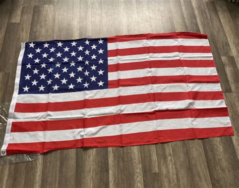 X American Flag Embroidered Stars Ebay