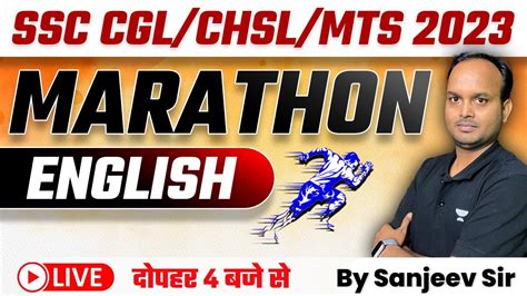 Ssc Cgl Chsl Mts English Marathon Class English For Ssc Exams