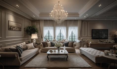 Premium AI Image | The living room at the ritz carlton