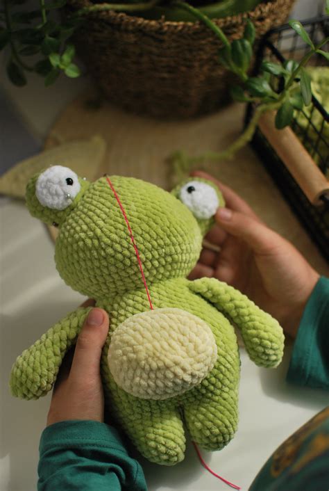 Amigurumi Frog Crochet Pattern Pdf In Eng Easy Pattern Etsy Australia