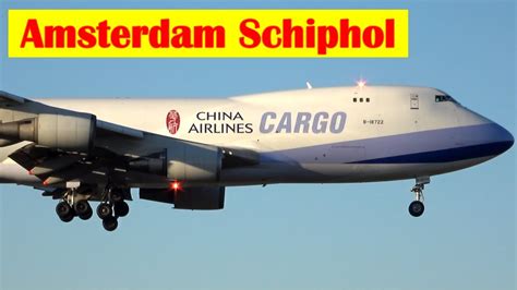 2 3 CLOSE UP LANDINGS In Amsterdam Schiphol Airbus A380 Boeing 747